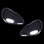 For Porsche Cayenne 2003-2006 2PCS Car Headlight Lens Cover Shell+Glue Clear L+R
