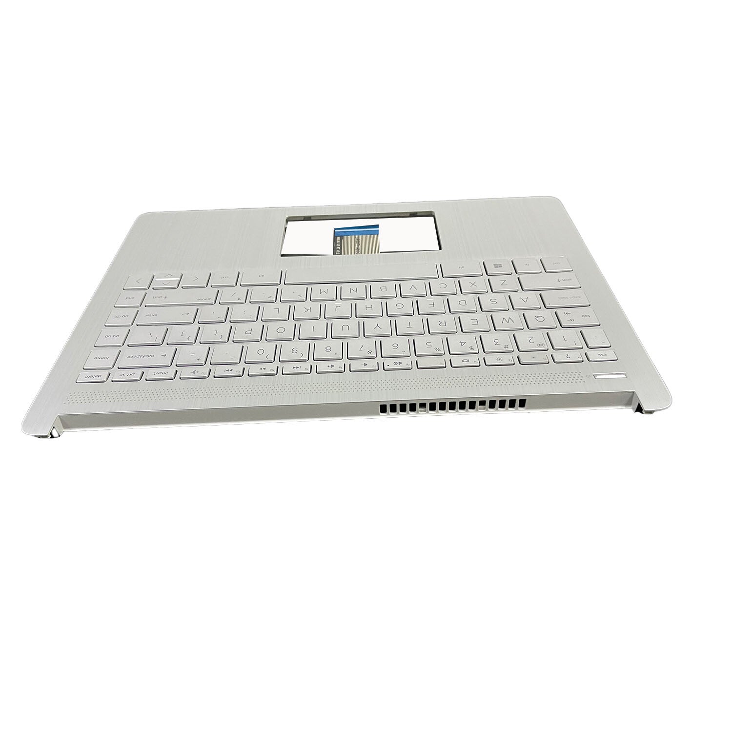 Silver Palmrest Keyboard For HP 14-DQ 14-FQ0110WM 14s-dq 14s-fq 14-FQ L88200-001
