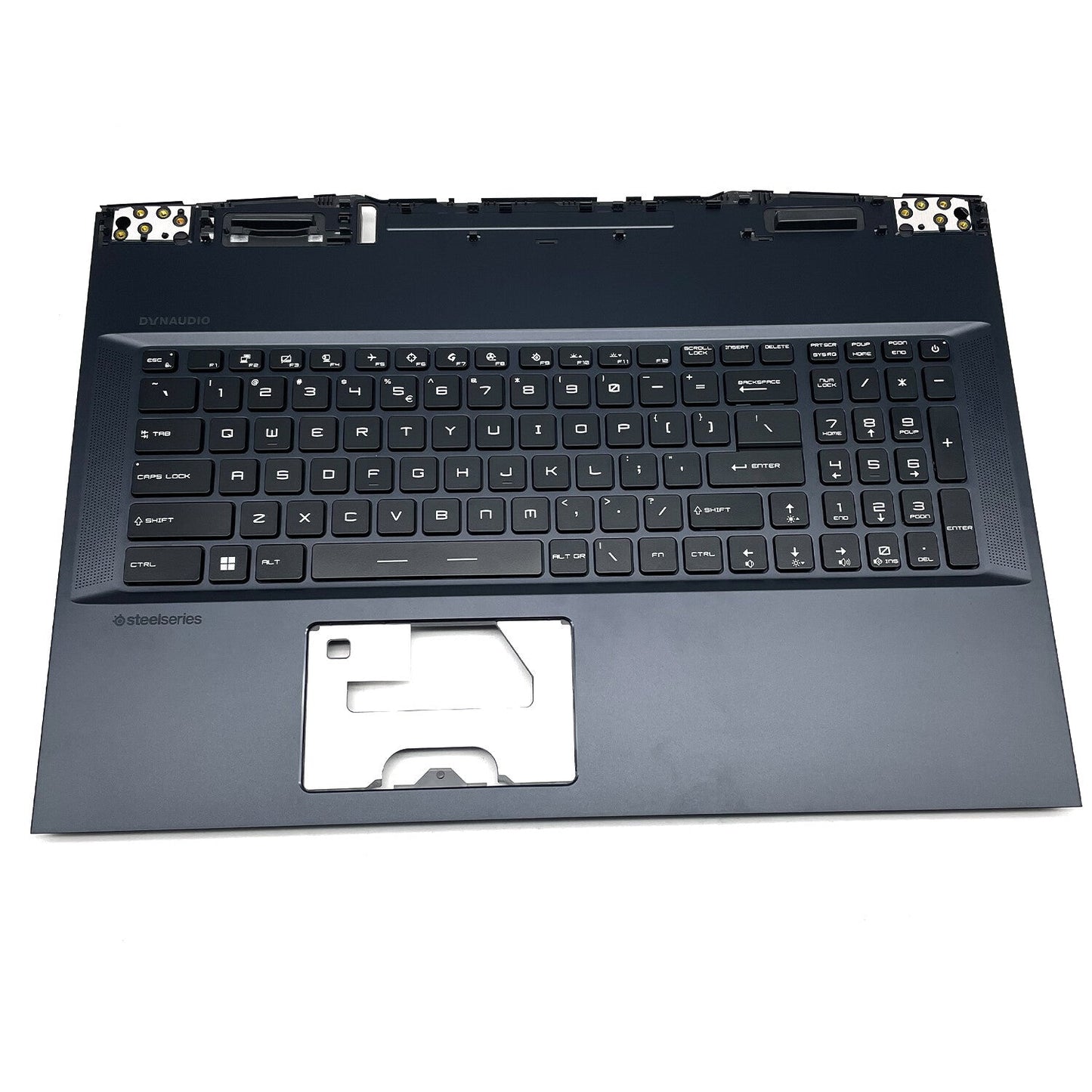 Blue Palmrest Full Colorful Backlit Keyboard For MSI 9S7-17K314 GE76 Raider 11UG