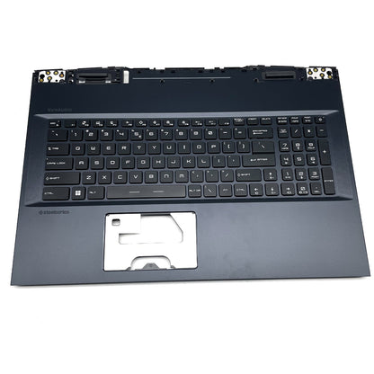 Blue Palmrest Full Colorful Backlit Keyboard For MSI 9S7-17K314 GE76 Raider 11UG