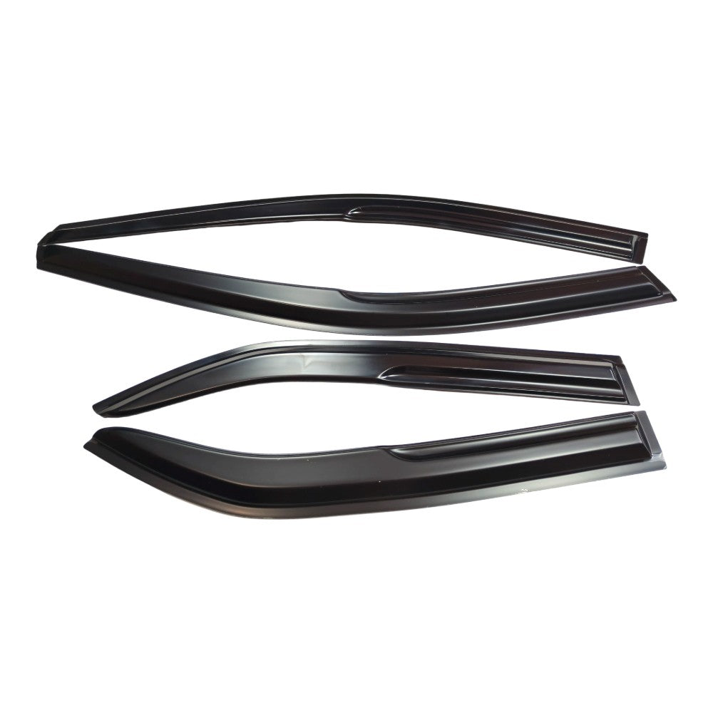 Window Visors Rain Guards For 2012-2017 Toyota Camry 3D Wavy M Style Ş