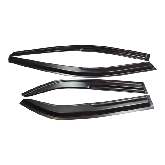 Window Visors Rain Guards For 2012-2017 Toyota Camry 3D Wavy M Style Ş