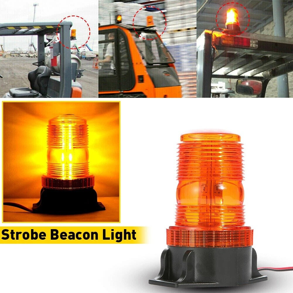 For Klift Truck ATV Rooftop Amber Emergency Warning 30 LED Strobe Beacon Light