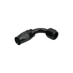 90 Degree Swivel 6AN Hose End Fitting Aluminum Black