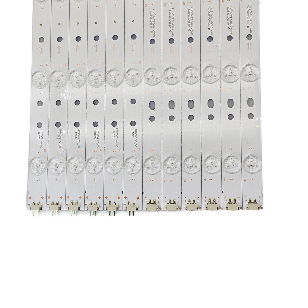 12pcs LED Backlight for LB70006 V1_0 V0_01 Vizio E70-E3 LFTRVRCT E70-E3 LFTRVRAS