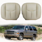 Driver & passenger Bottom Leather Seat Covers For 2003-2006 Chevy Tahoe Suburban