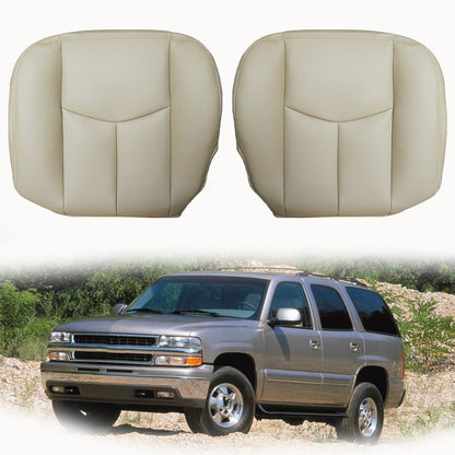 Driver & passenger Bottom Leather Seat Covers For 2003-2006 Chevy Tahoe Suburban