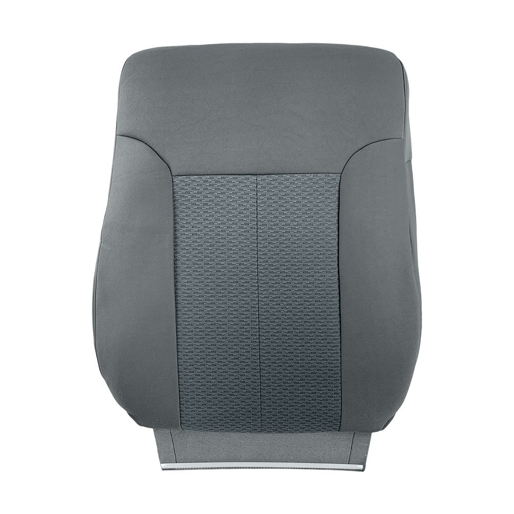 Driver Bottom & Top Cloth Seat Cover Gray Fit For 2011-2014 Ford F150 STX XL XLT