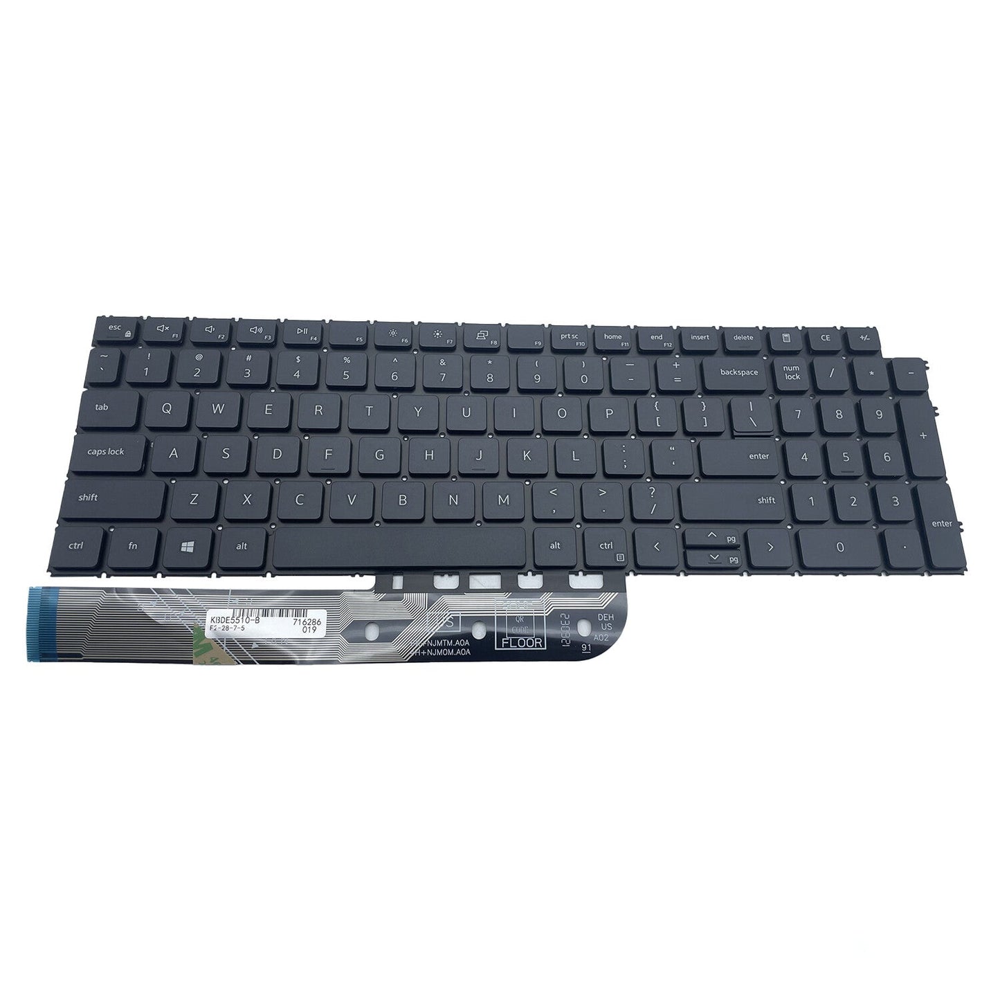 New For Dell Inspiron 3515 3520 3525 15Pro 5510 5515 5518 US Keyboard No-Backlit