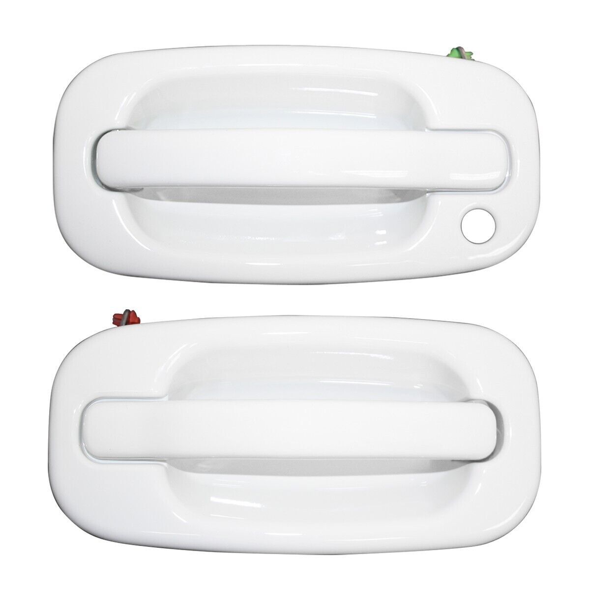 New 4 PCS Exterior Olympic White Door Handle Fit For 1999-2006 2007 Silverado US