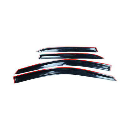 Window Visor Sun Rain Deflector Guard For 2003-2007 Honda Accord 4-Door Sedan