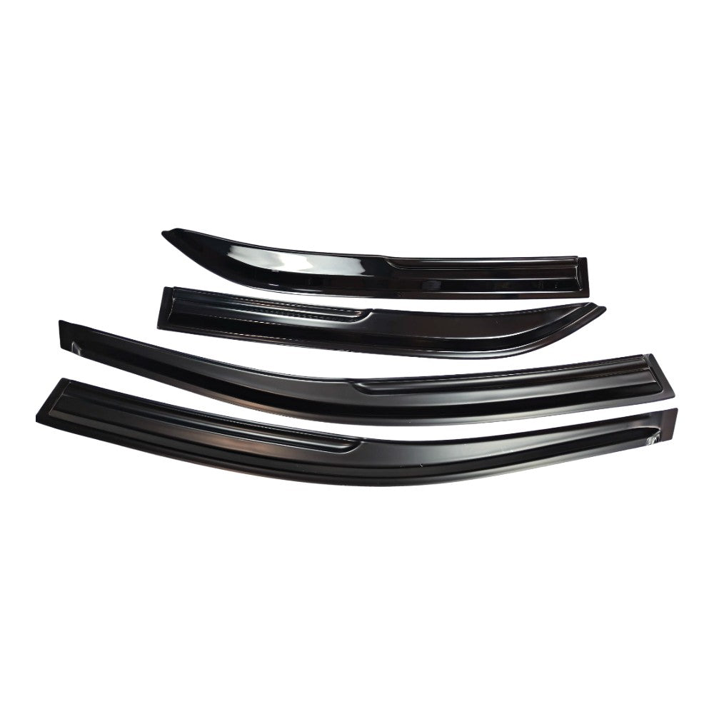 M Style Window Visors Sun Rain Guards For 2009-2013 Toyota Corolla Sedan