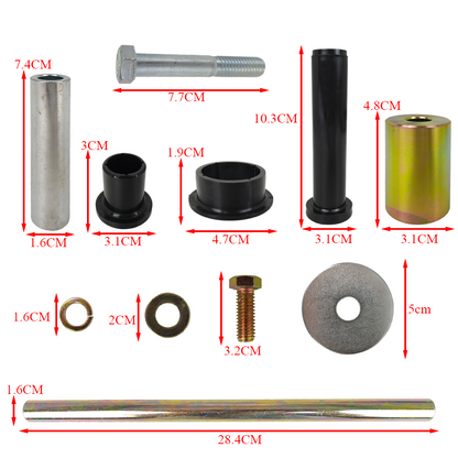 A-Arm Bushing Shafts Kit Rear Left & Right For Polaris Sportsman 400 450 600 700