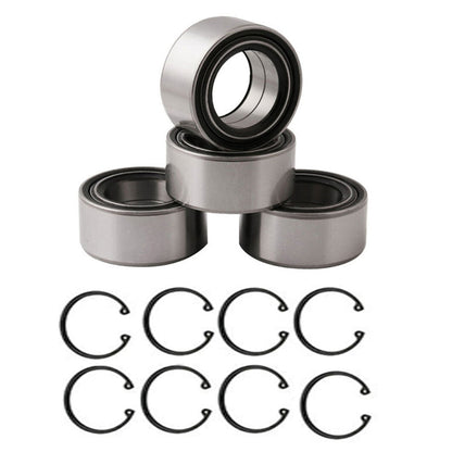 Front & Rear Wheel Bearings & Ring Clip For Polaris RZR 900 1000 2011-2020