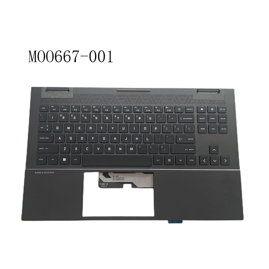 Palmrest Cover Keyboard w/RGB Backlit M00667-001 For HP OMEN 15-EK 15-EN Laptop
