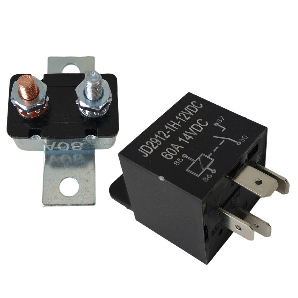 Adjustable 12V Electric Radiator Fan Thermostat 3-Pin Control Relay Wire Kit New