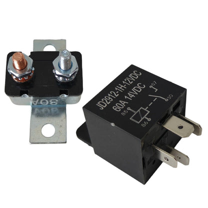 Adjustable 12V Electric Radiator Fan Thermostat 3-Pin Control Relay Wire Kit New