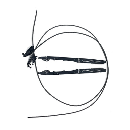 Crew Cab Sunroof Glass Cables+Track Assembly Repair Kit for Ford 2015-2020 F150