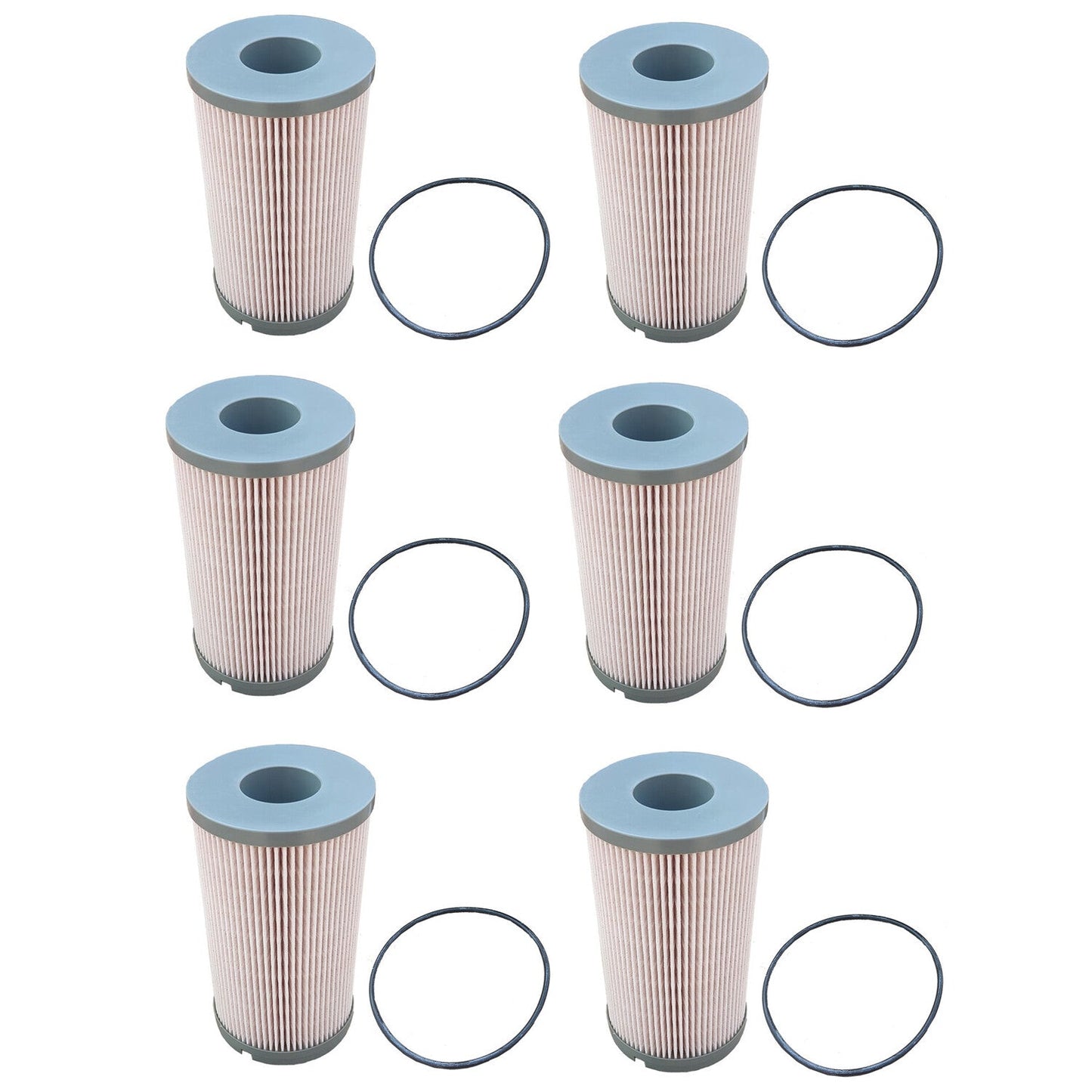 New 6Pack K37-1029 Fuel Filter FS20172 K37-1012 K37-1011 For Peterbilt Kenworth