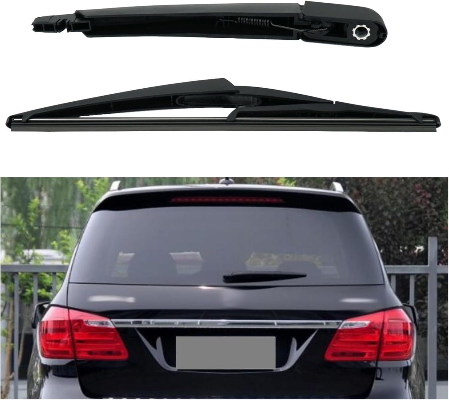 Rear Wiper Arm Blade For Mercedes-Benz X164 X166 GL320 GL350 GL450 GL550 ML350