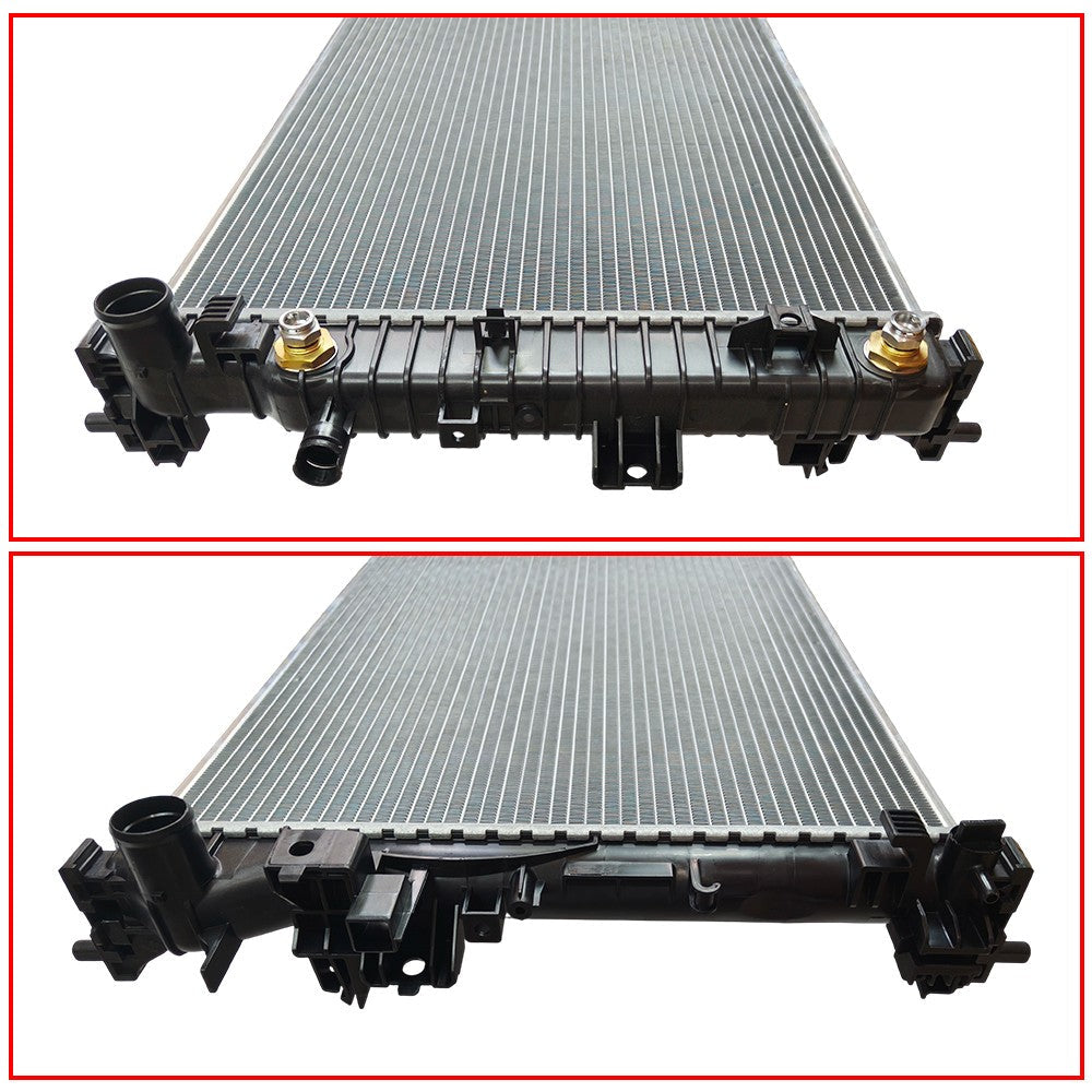 For Chevrolet Malibu 2019-2023 1.5L Turbocharged Radiator with Trans Oil Cooler