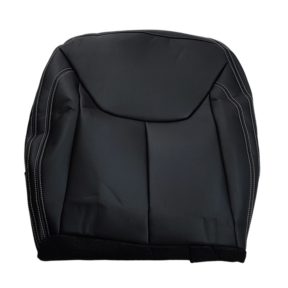 Passenger Bottom Leather Seat Cover Black For 2011-2017 Jeep Wrangler Rubicon