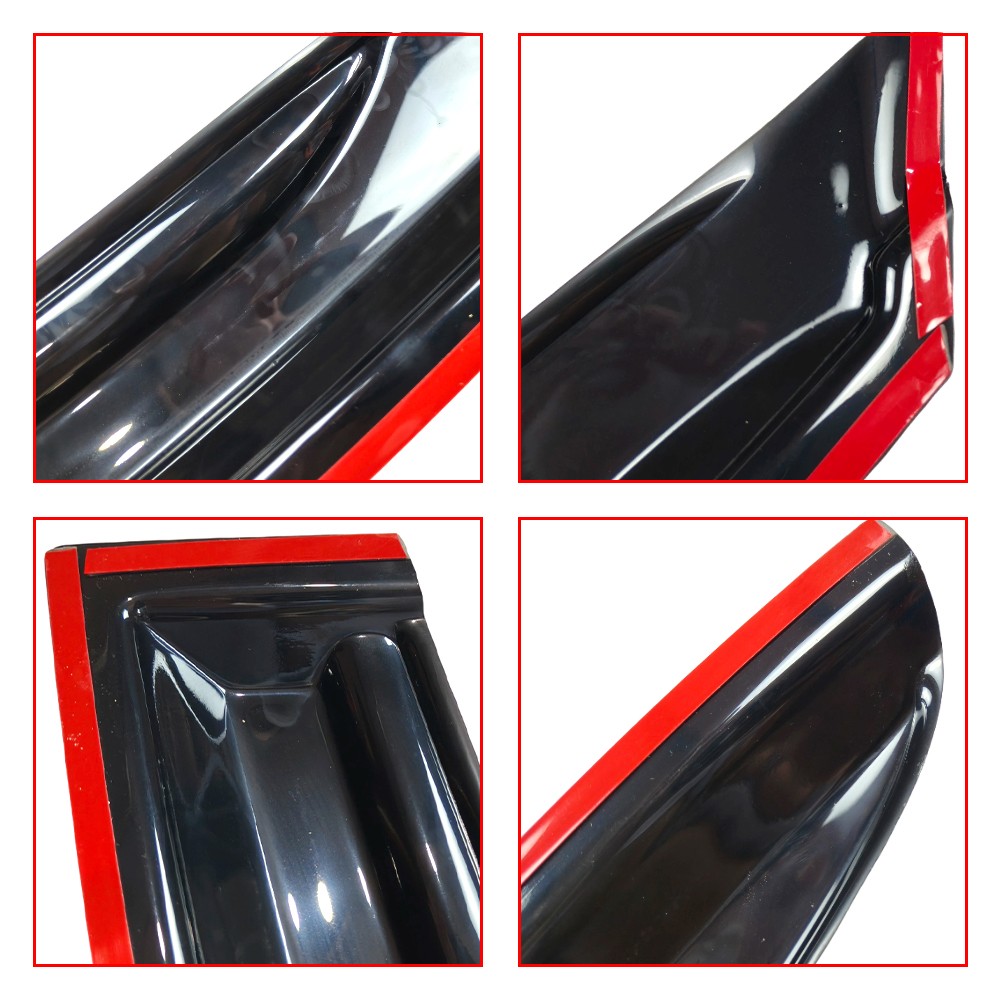 M Style Window Visors Acrylic For 2014-2019 Mazda 3 Sedan Hatchback