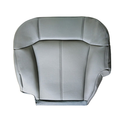 Driver Side Leather Bottom Seat Cover Gray For 1999 2000 2001 2002 GMC Sierra