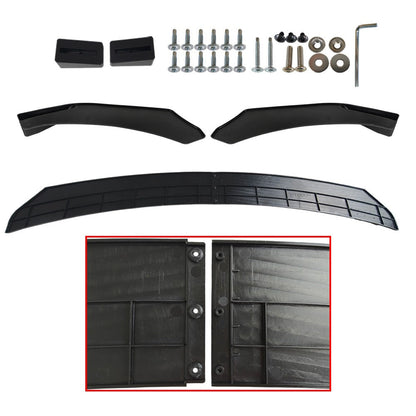 Universal Front Bumper Lip Spoiler Splitter Glossy Black For JEEP Grand Cherokee