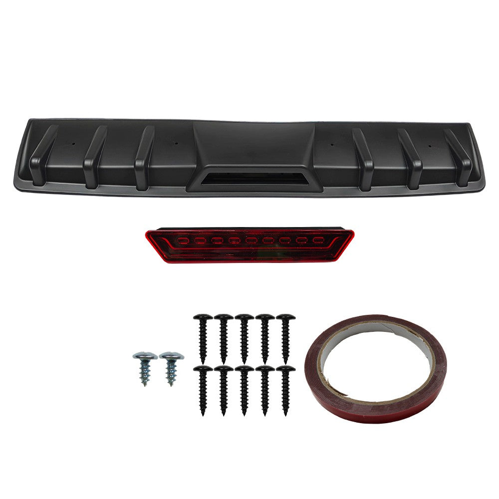 For Infiniti G37 G35 Sedan Rear Bumper Diffuser 6 Shark Fin Splitter Lip Spoiler