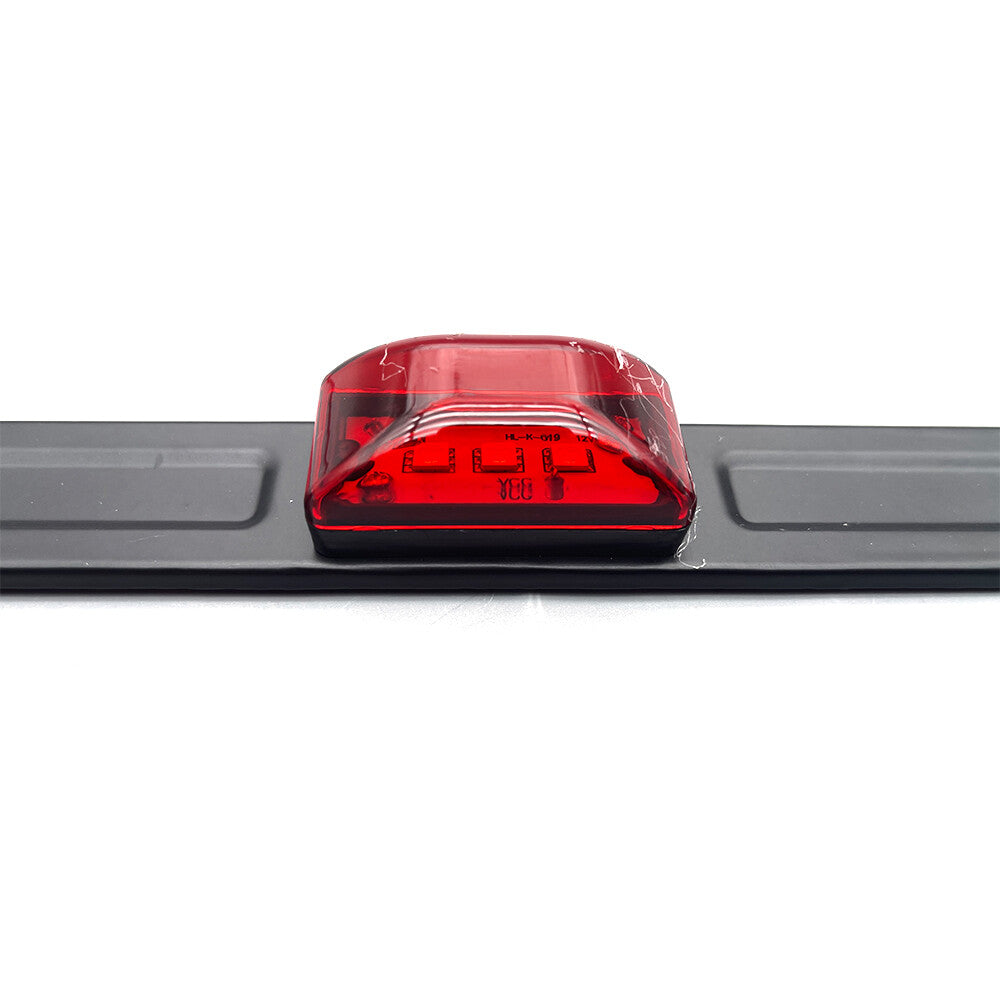Truck Trailer Tail Lights Red LED Stainless Rear Clearance ID Marker Light Bar