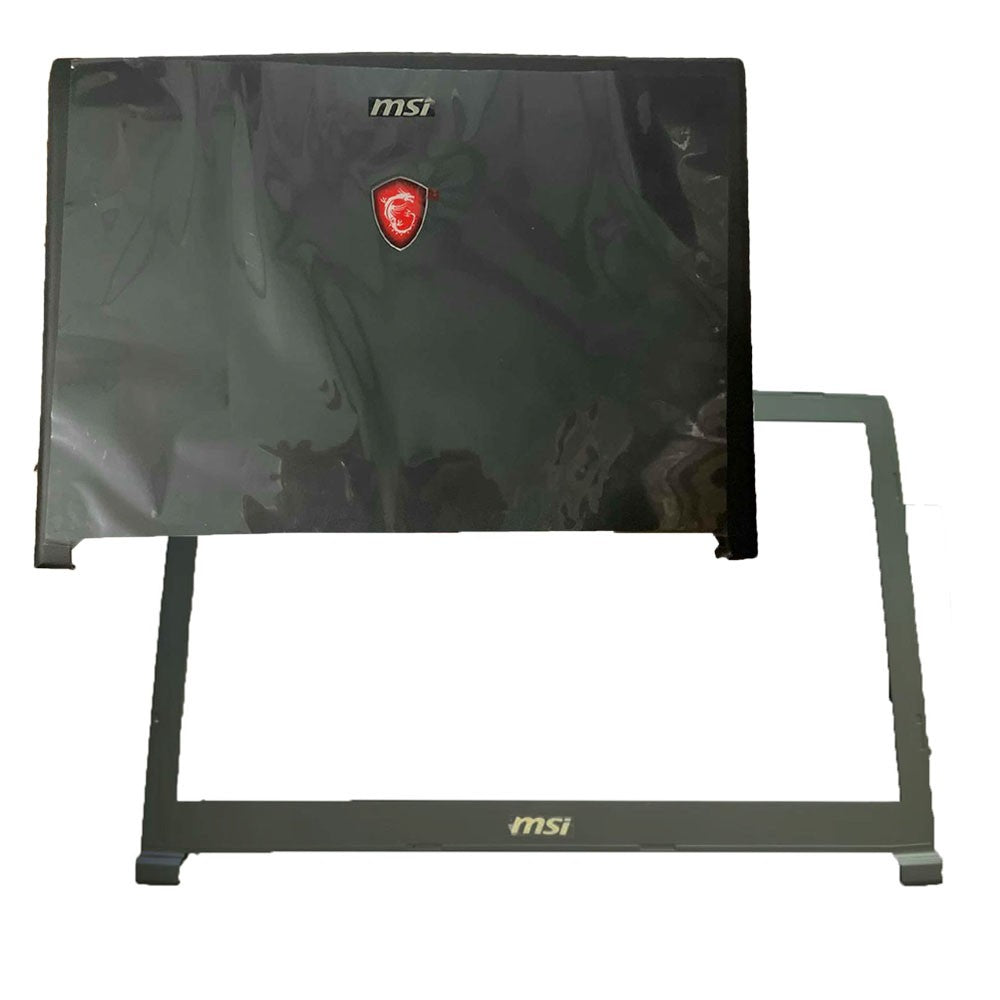 NewBlack Lid Back Cover & Bezel For MSI GE72 GE72VR 6RF 7RF Pro MS-1791 MS-1794