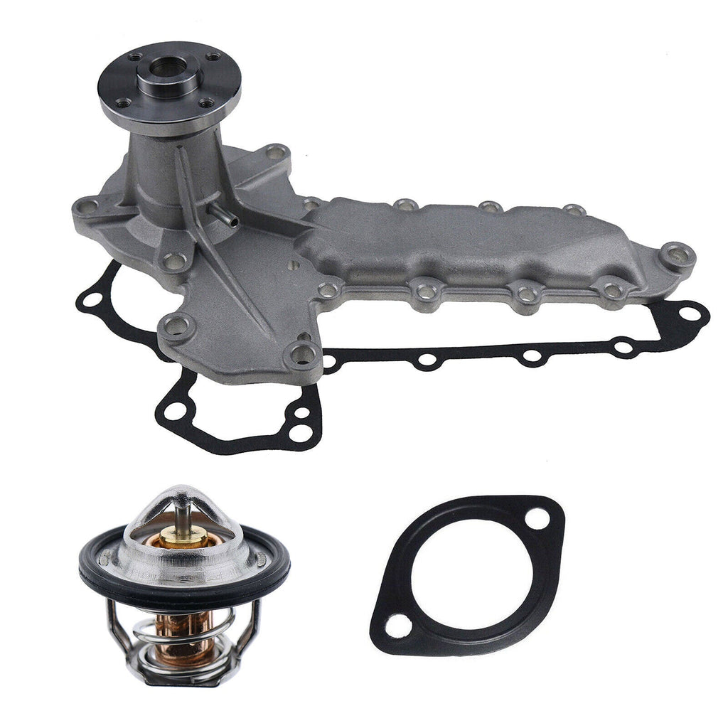 Water Pump w/Thermostat For Kubota V1702 V1902 V2003 V2203 D1402 D1703