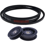 Idler Pulley Drive Belt Kit For John Deere L100 L110 L120 L130 L107 L111 L125