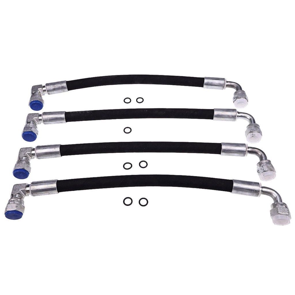 4X Hydraulic Hoses AW29374 For John Deere 400E 400X 400CX 410 419 420 430 460