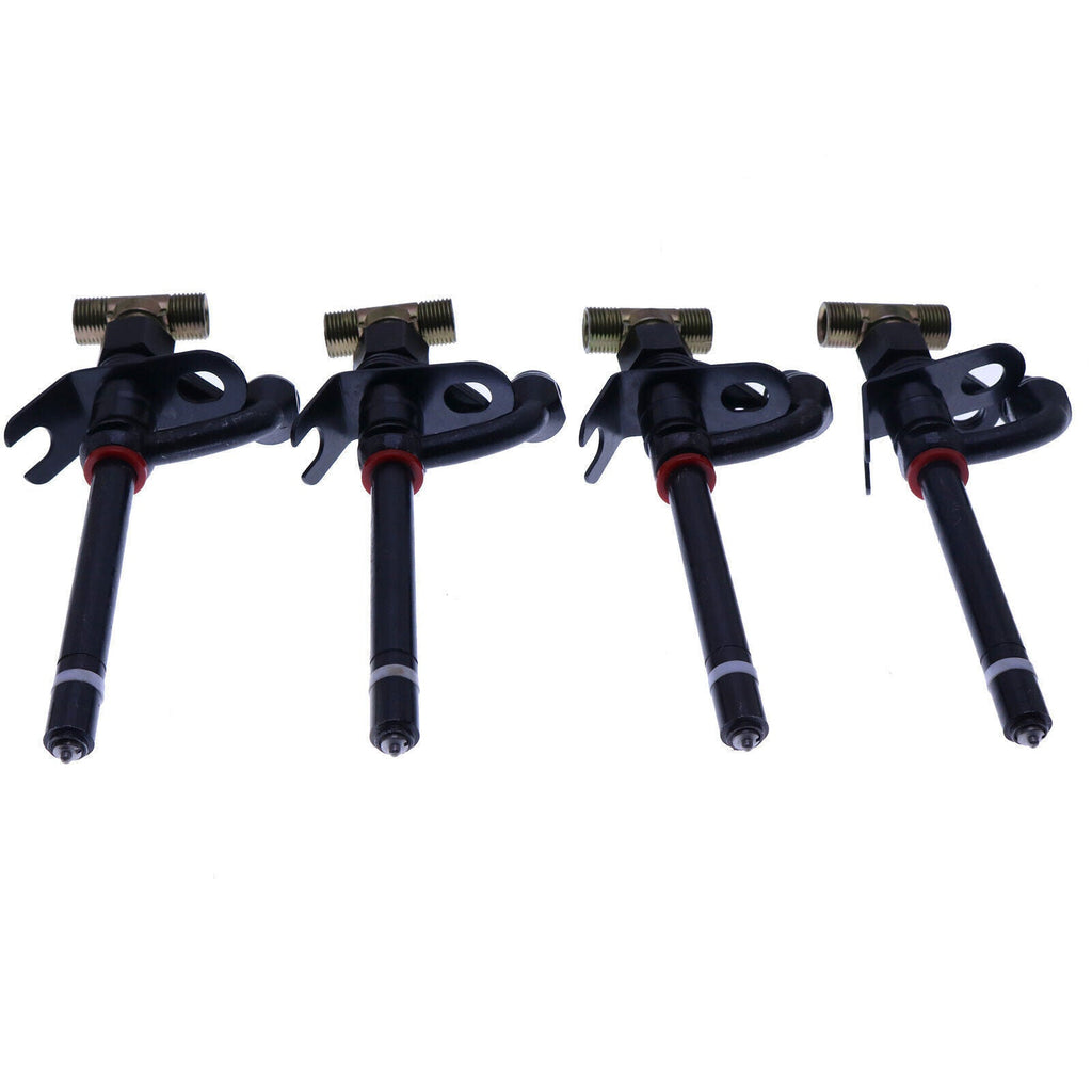 4X Fuel Injectors RE38087 For John Deere 310C 310D 315C 410C 410D 444E 444G 450G