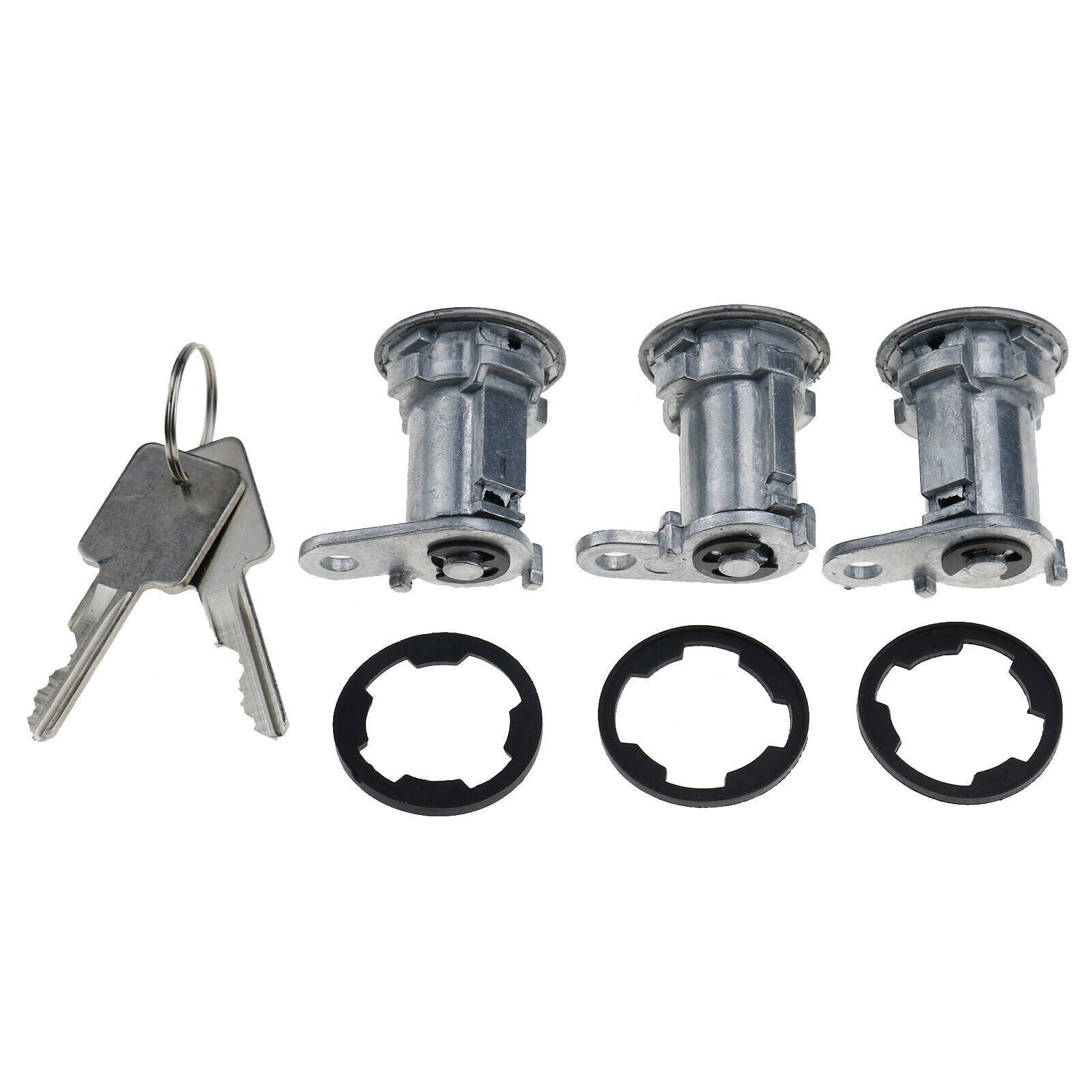 3X For Jeep Wrangler YJ New Door Lock Cylinders with Keys 8122874K3