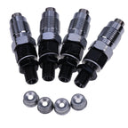 4X Fuel Injectors 16454-53900 For Kubota KX121-2 KX121-3S KX161-2 KX161-3S