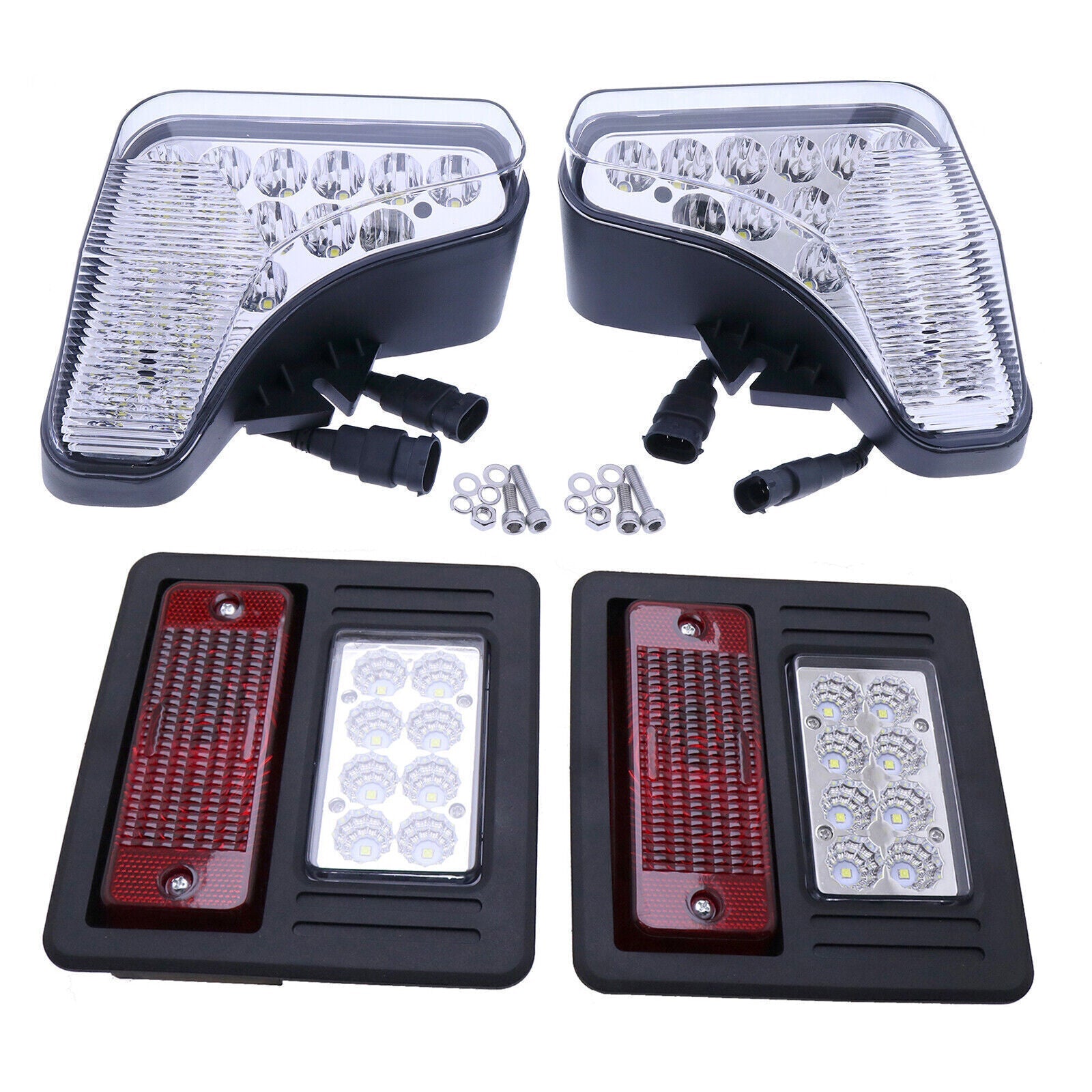 Front & Rear LED Light Kit For Bobcat S450 S510 S530 S550 T550 T590 T650 T750