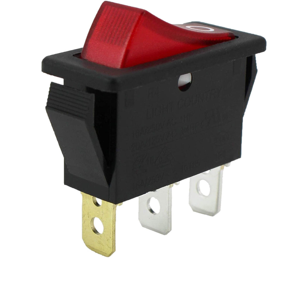 Rocker Switch Electric Fireplace Heater 120V On-Off For Desa FMI 120927-24