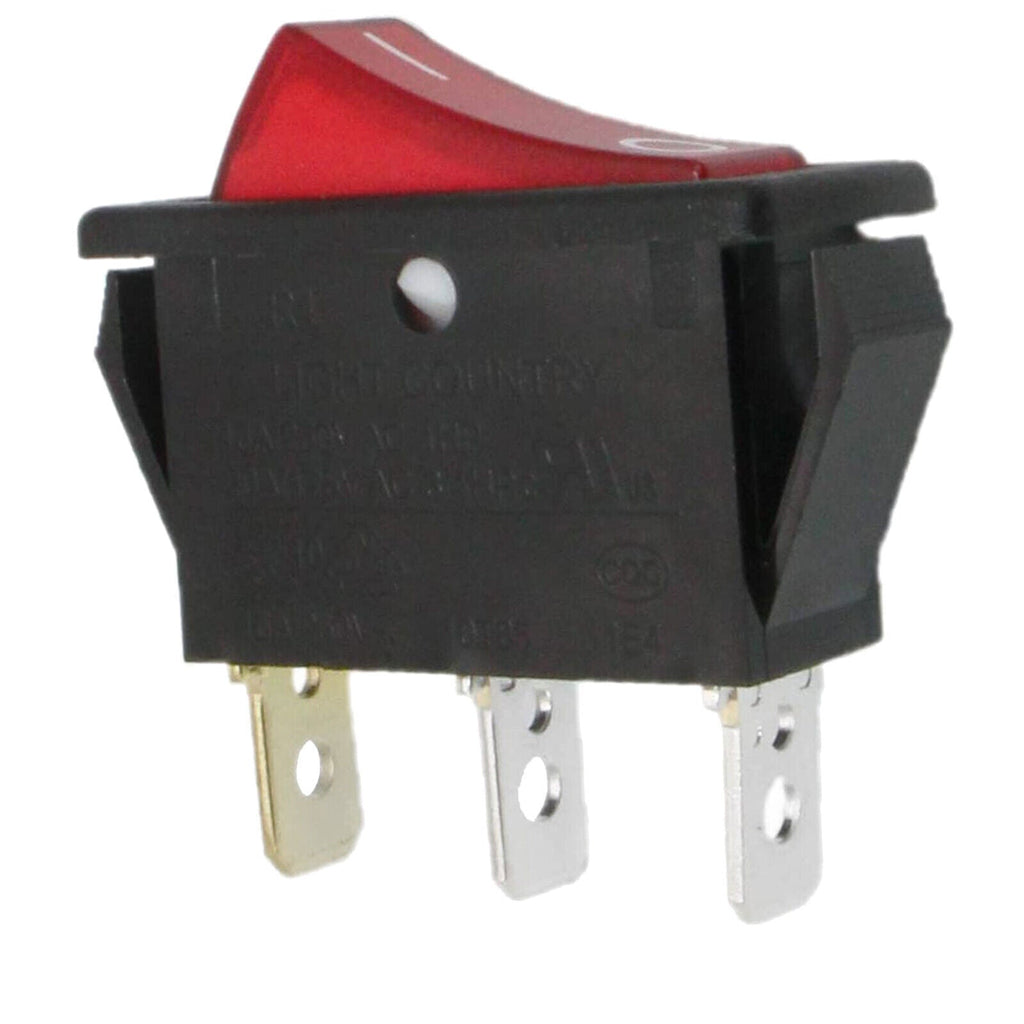 Rocker Switch Electric Fireplace Heater 120V On-Off For Desa FMI 120927-24