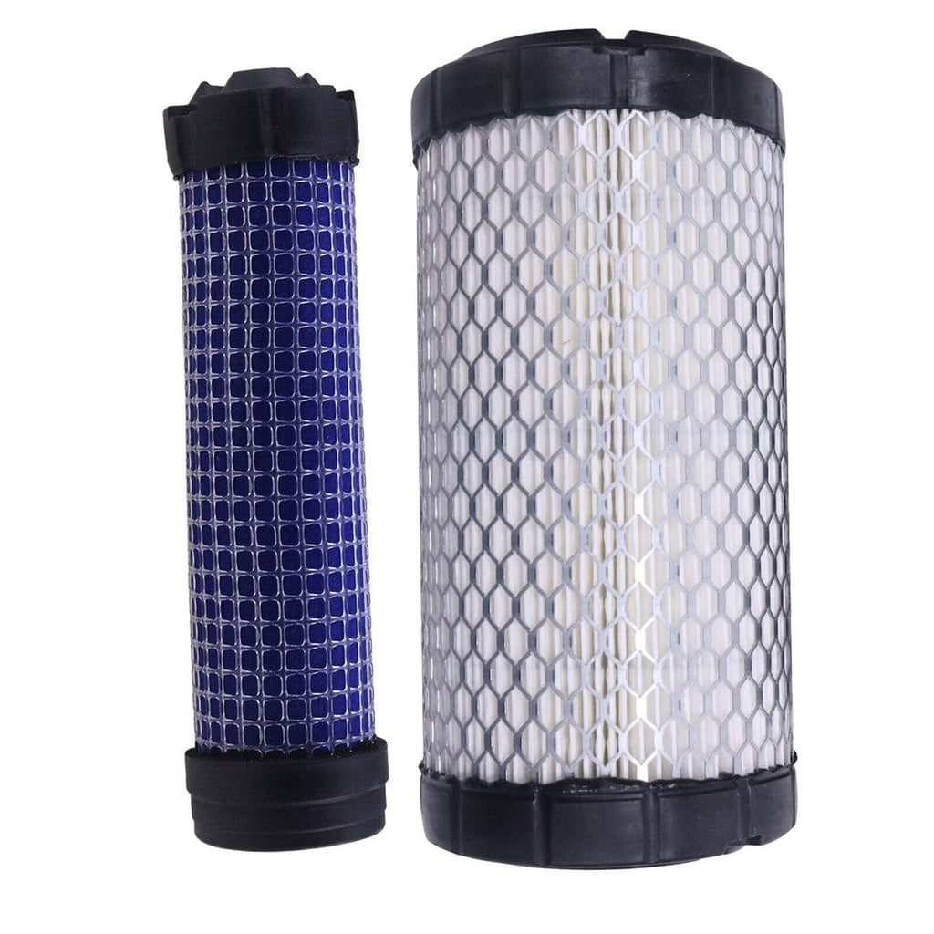 Primary & Secondary Air Filter M113621 M123378 For John Deere X495 X595 X740