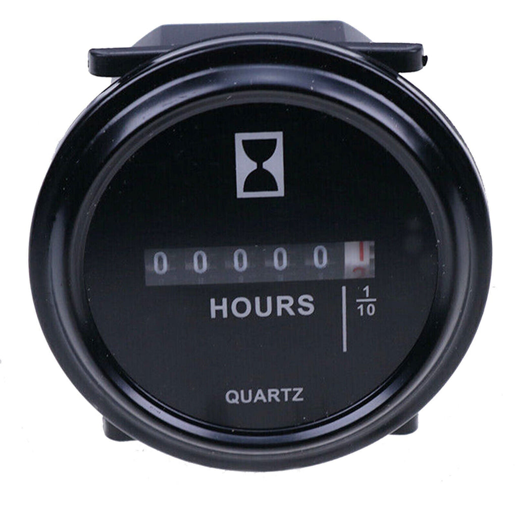 For Hobbs Stewart Warner Hour Meter DC Quartz 2420009 10-80 Volts