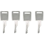 4X Ignition Keys 6693241 For Bobcat S450 S510 S530 S550 S570 S590 S650 S750 S850