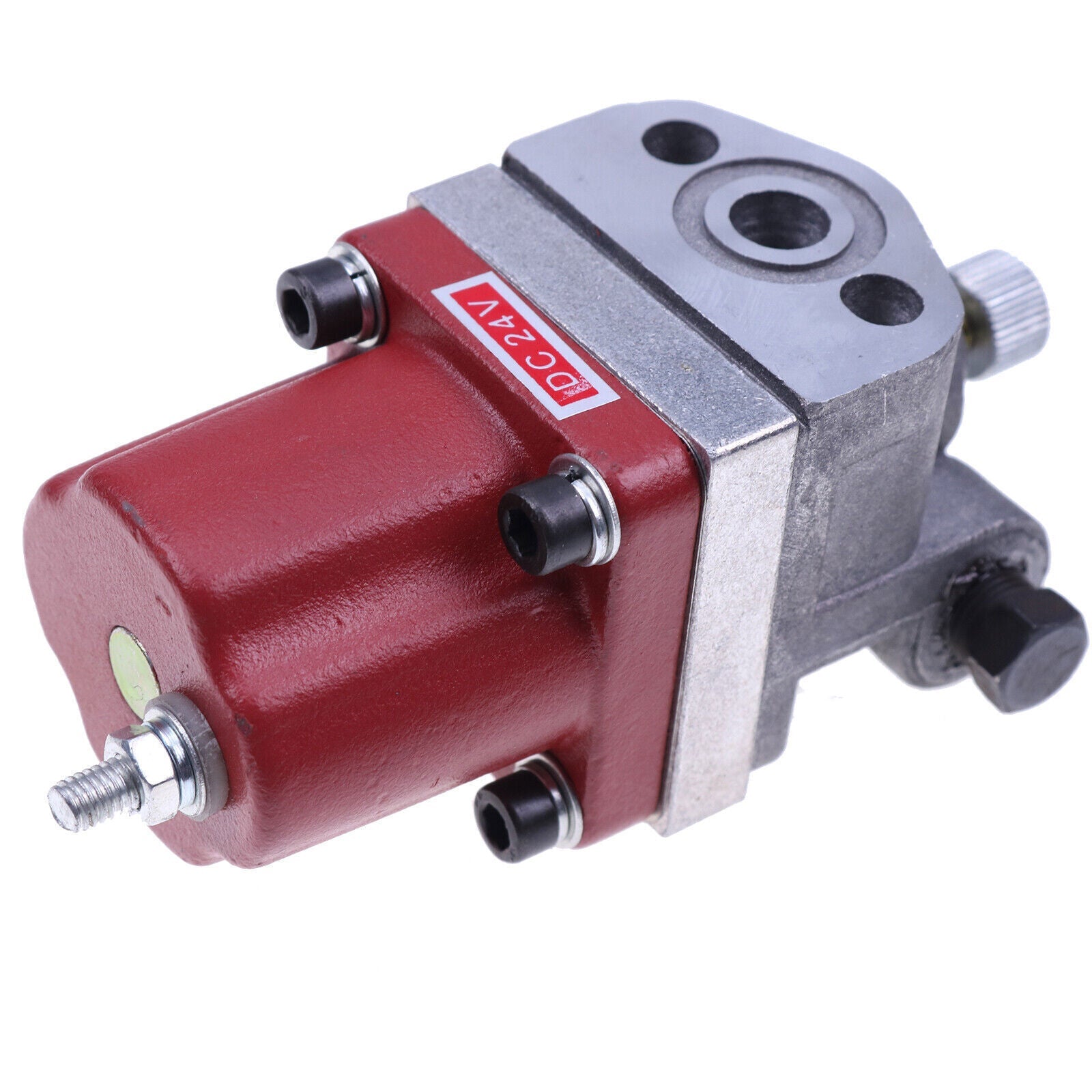 24V Fuel Shutoff Solenoid 3018453 For Cummins N855 & N14 Single Terminal
