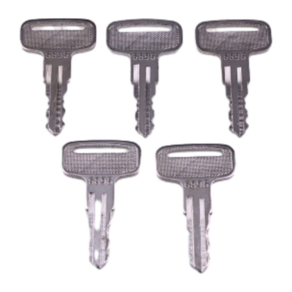 5x Keys 6896 For Manitou Clarke Linde Polaris Landpride Wacker Neuson Advance