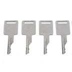 4PK Keys A77313 D250 For Case Heavy Equipment Backhoe & Skid Steer Loader