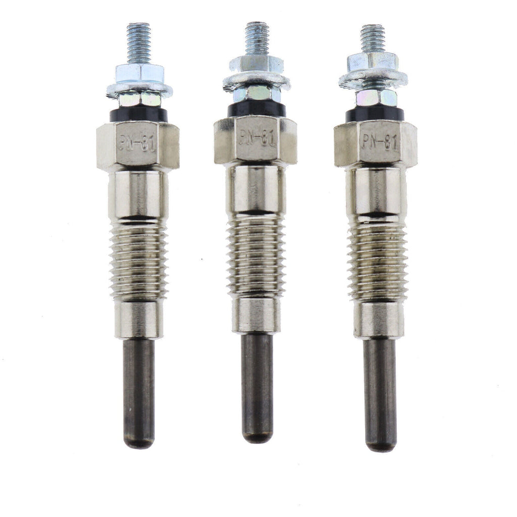 3PK Glow Plugs 15261-65510 For Kubota D750 D850 D950 B1500 B6100 B7100 B8200