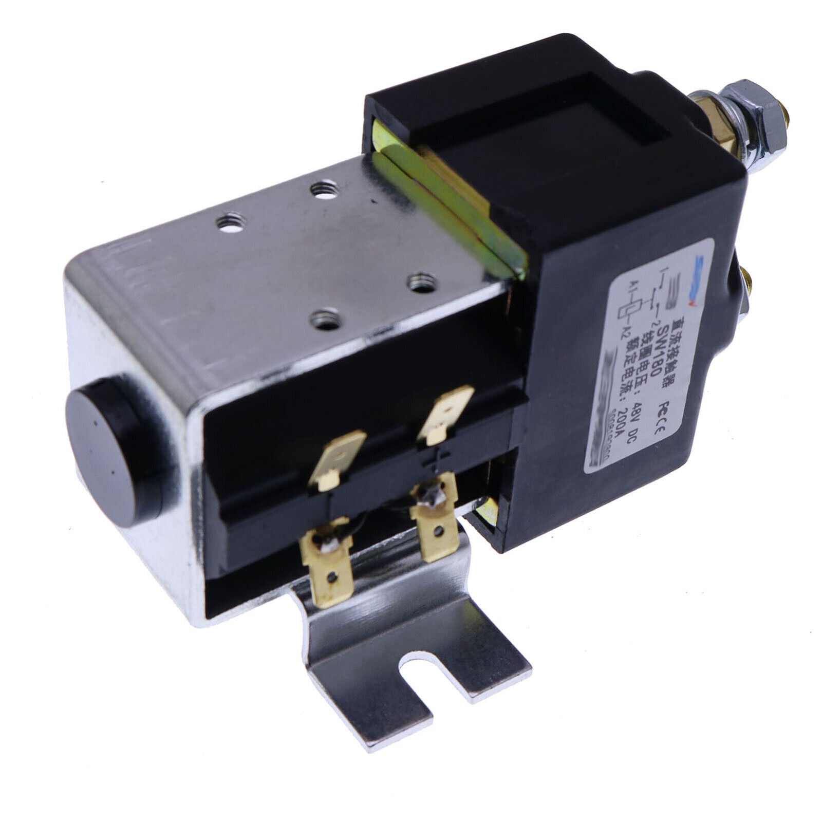 New Heavy Duty High Amp Solenoid 200A 48V For Curtis Golf Cart SW180B