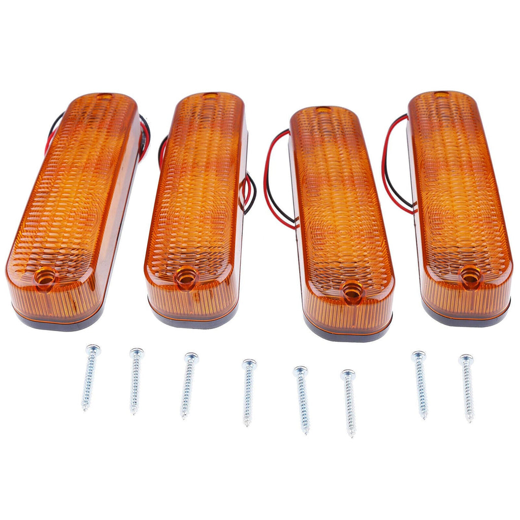 4X LED Flashing Cab Light For John Deere 2040 2240 2440 4040 4440 4455 4755 4955